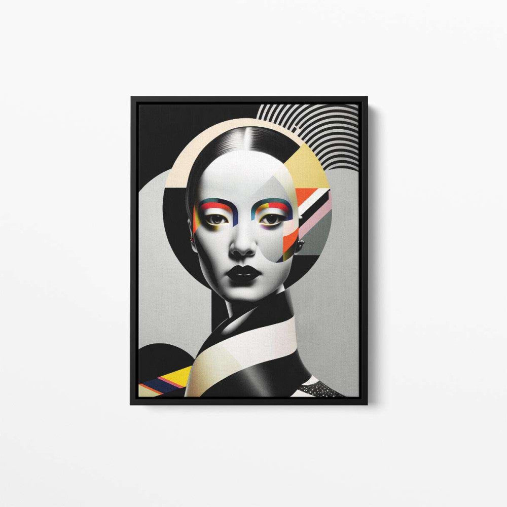 Bauhaus Lady 02 Abstract Fashion Canvas