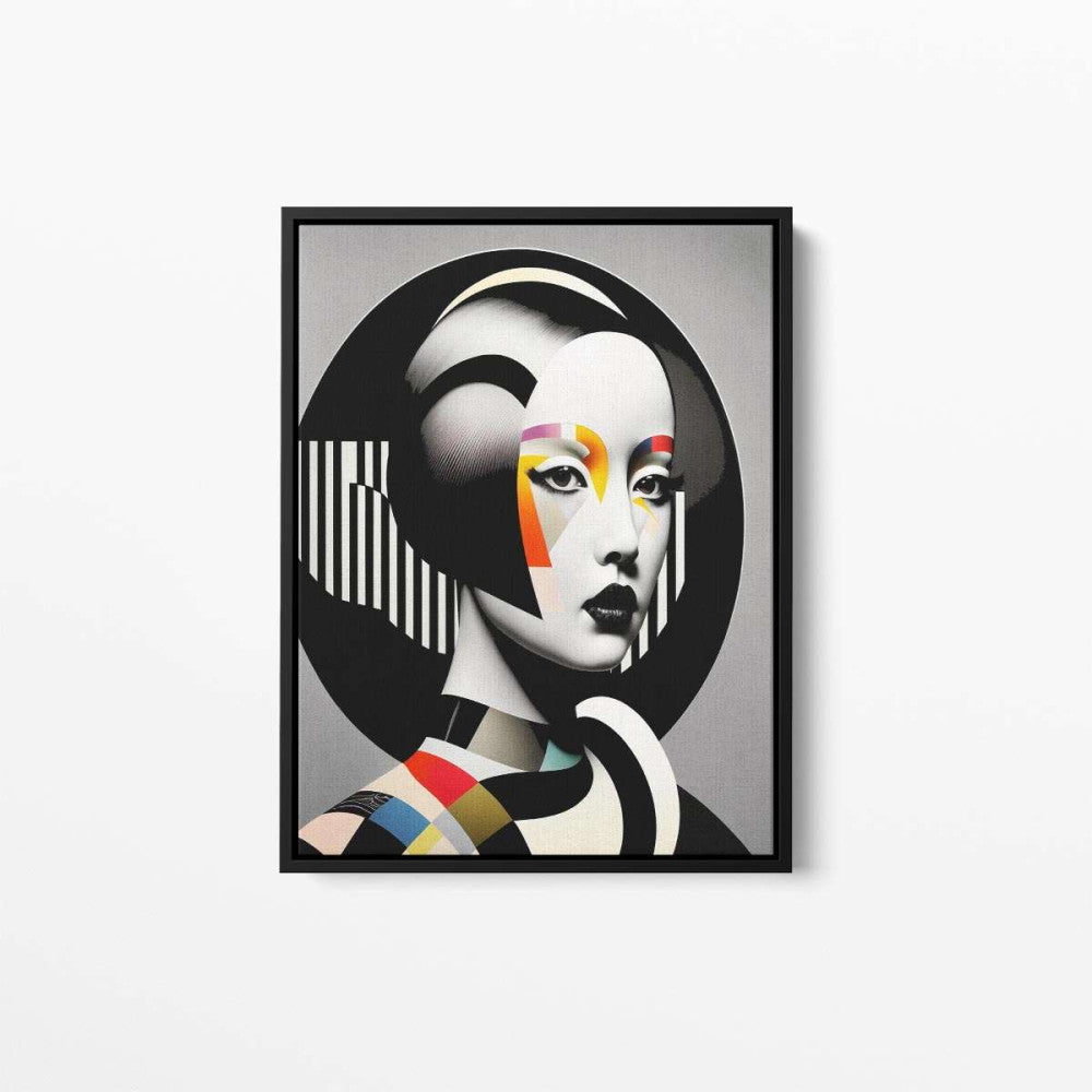 Bauhaus Lady 04 Abstract Fashion Canvas