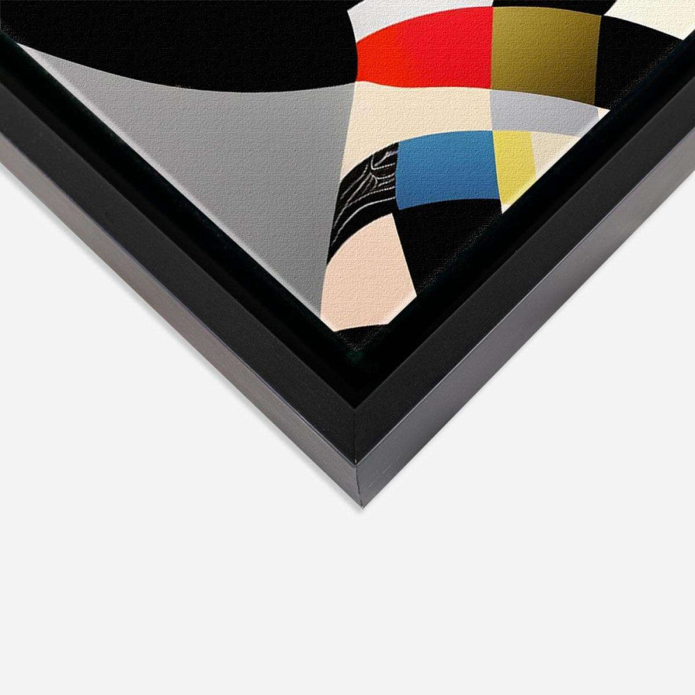 Bauhaus Lady 04 Abstract Fashion Canvas