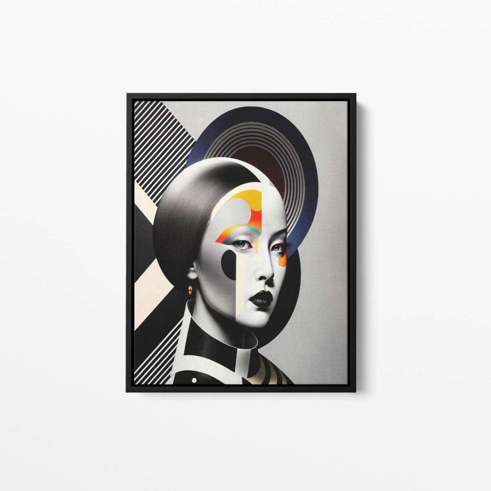 Bauhaus Lady 05 Abstract Fashion Canvas