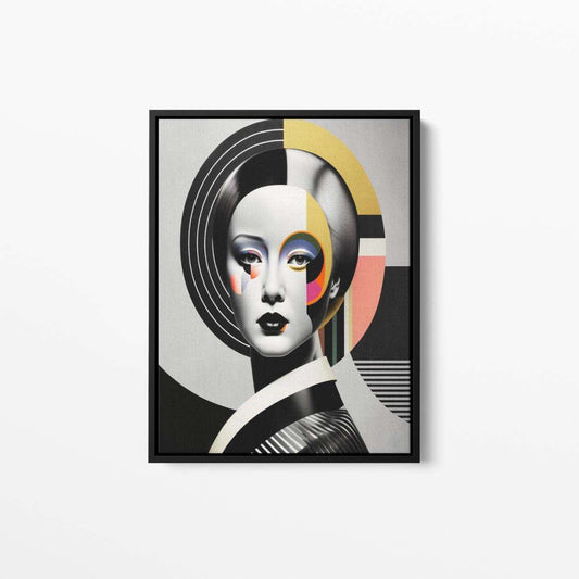 Bauhaus Lady 06 Abstract Fashion Canvas