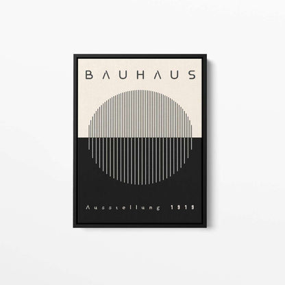 Bauhaus Monochrome 02 1919 Abstract Canvas