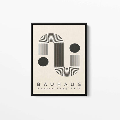 Bauhaus Monochrome 04 1919 Abstract Canvas