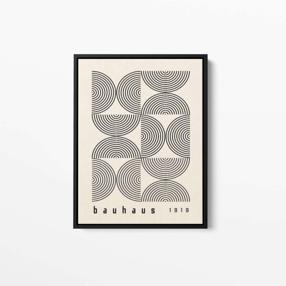 Bauhaus Monochrome 05 1919 Abstract Canvas