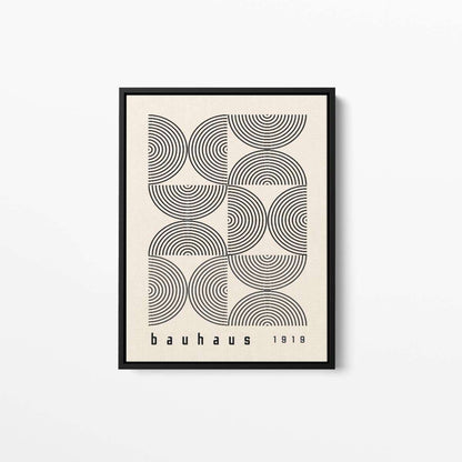 Bauhaus Monochrome 05 1919 Abstract Canvas