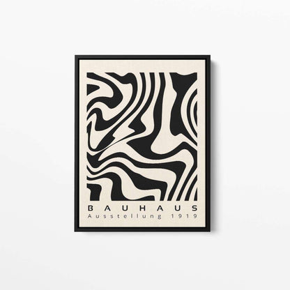 Bauhaus Monochrome 07 1919 Abstract Canvas