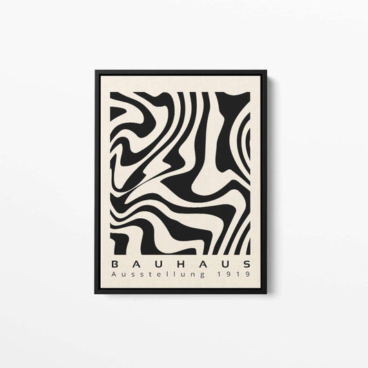 Bauhaus Monochrome 07 1919 Abstract Canvas