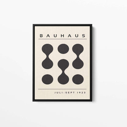 Bauhaus Monochrome 1923 Abstract Canvas