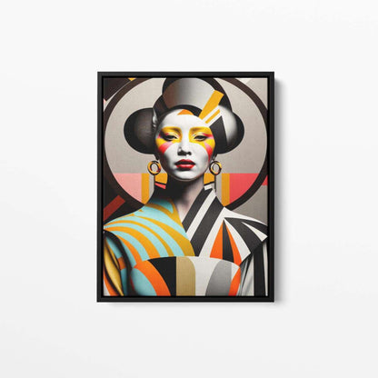 Bauhaus Oriental Lady 03 Abstract Fashion Canvas