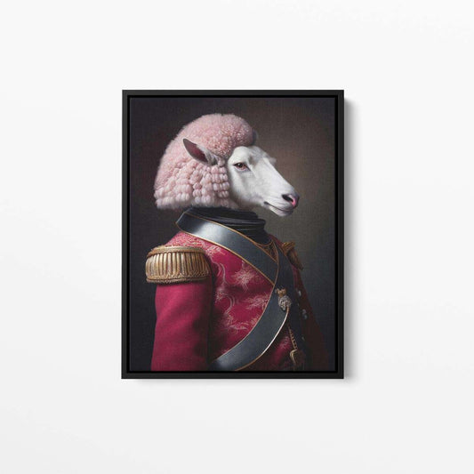 Captain Aaron Sheep Animal Canvas