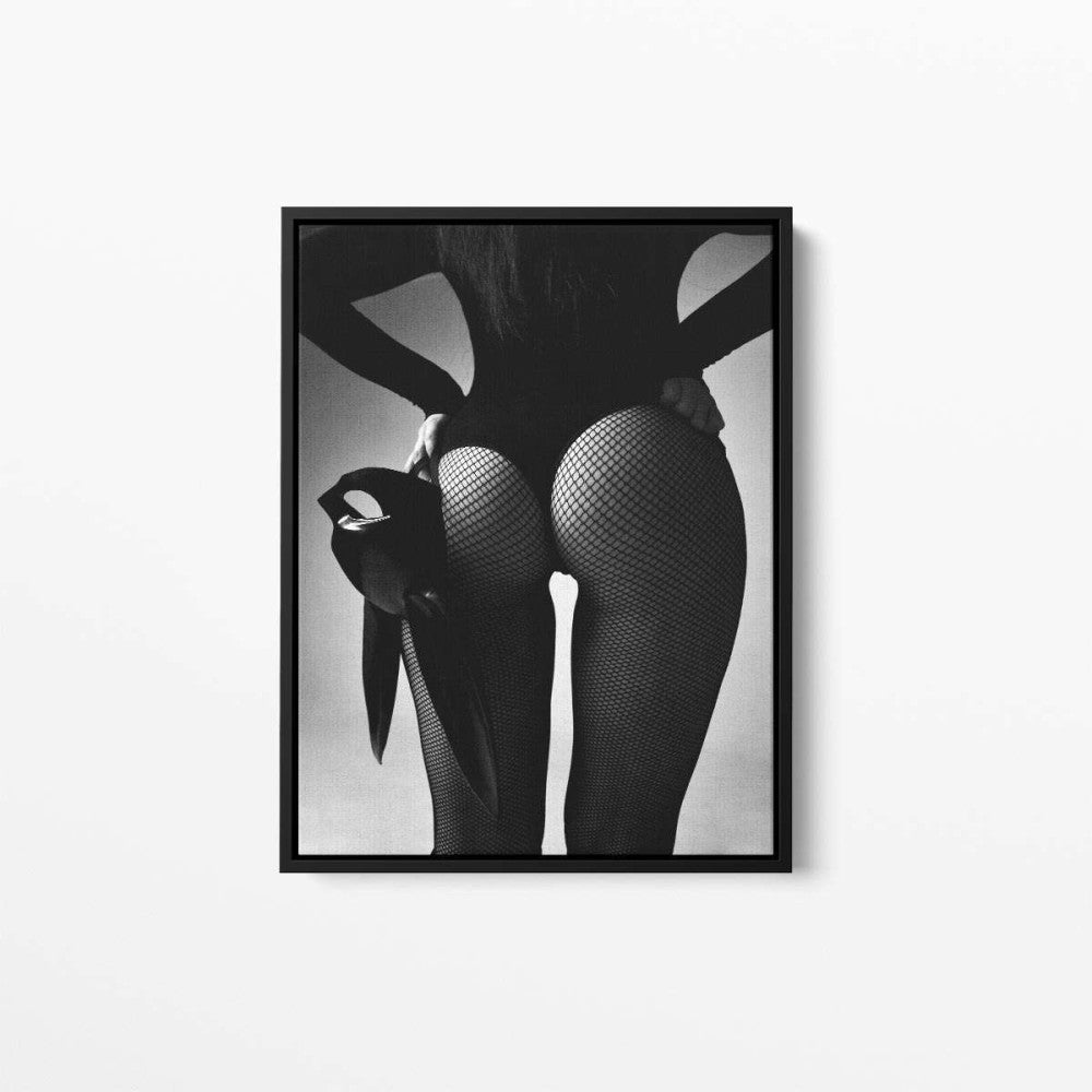 Cheeky Bunny Mask Photography Canvas