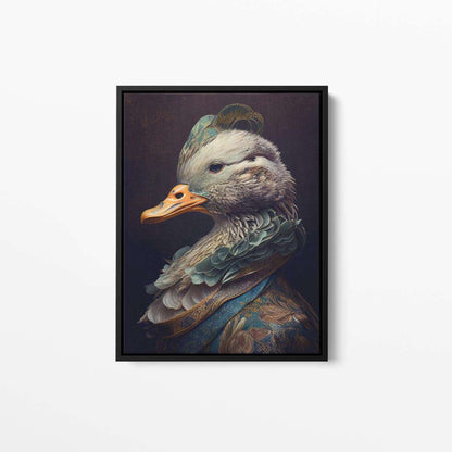 Derick The Duck Animal Canvas