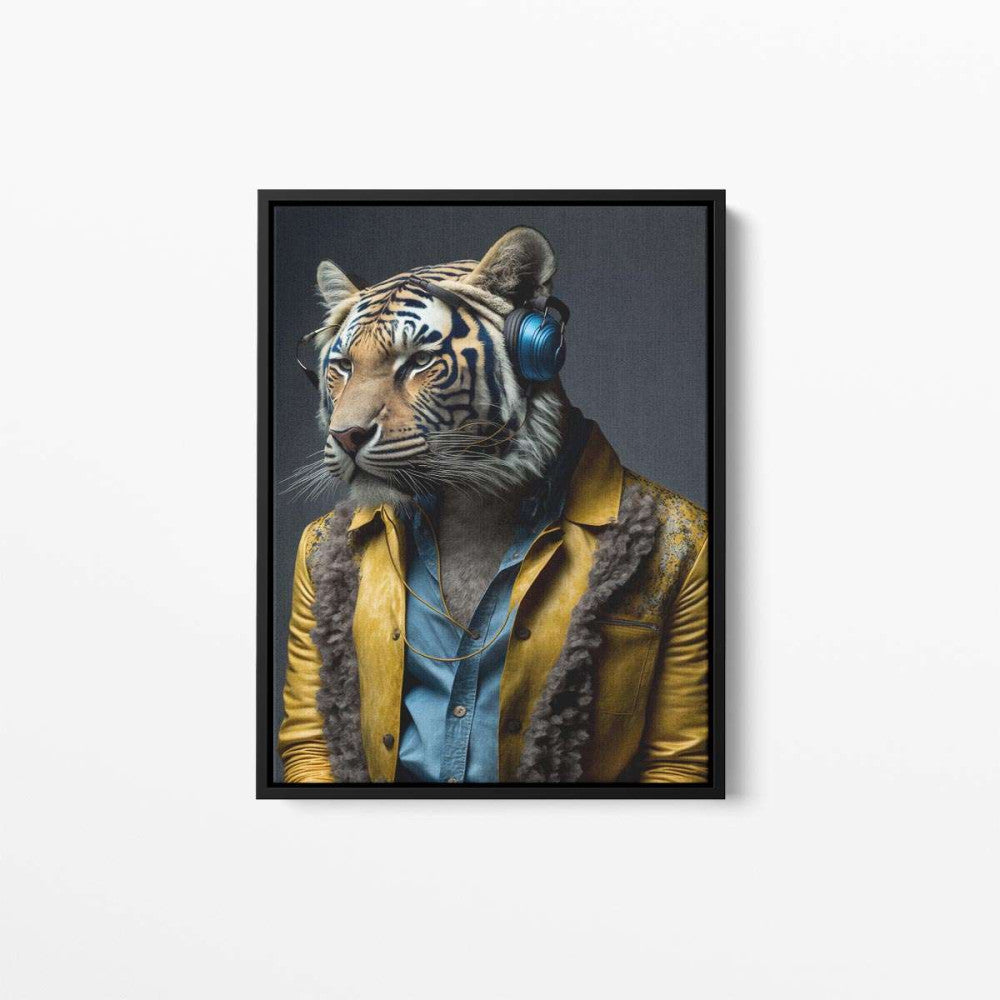 DJ Tony The Tiger Animal Canvas