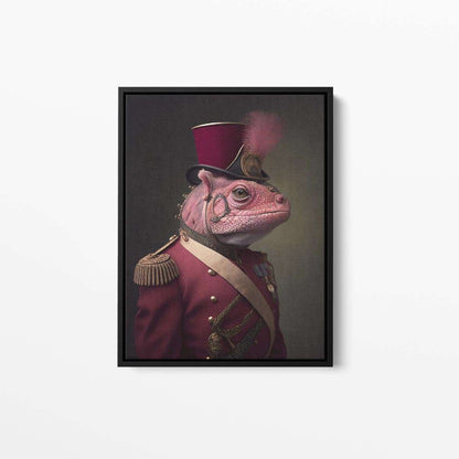 Eddie The Lizard Animal Canvas