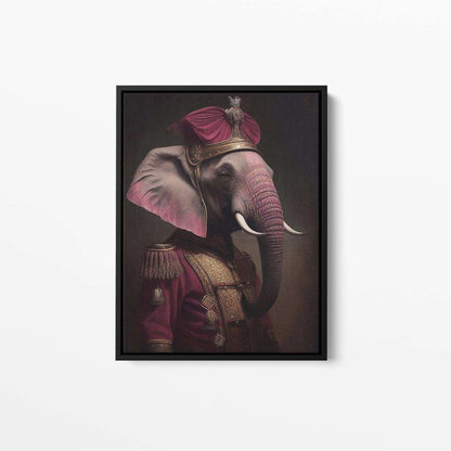 Edmund The Elephant Animal Canvas