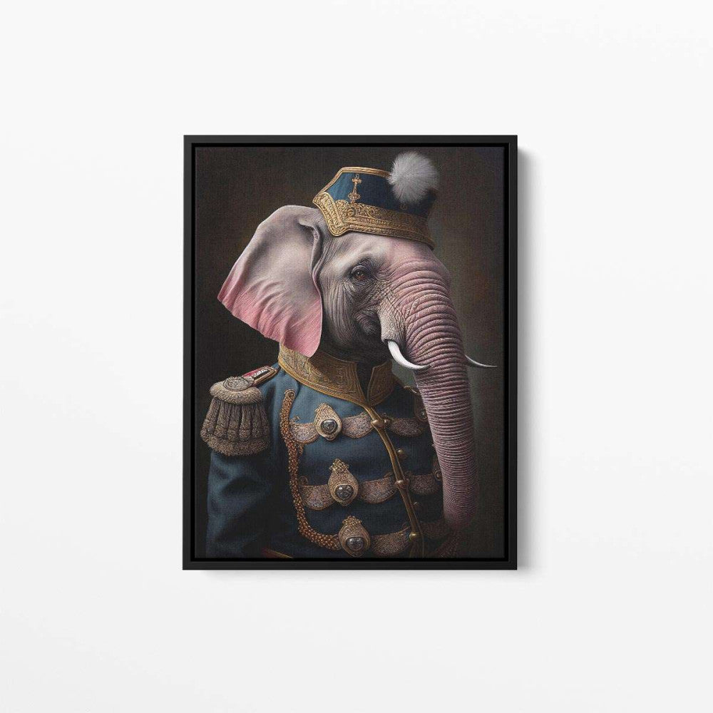 Edward The Elephant Animal Canvas