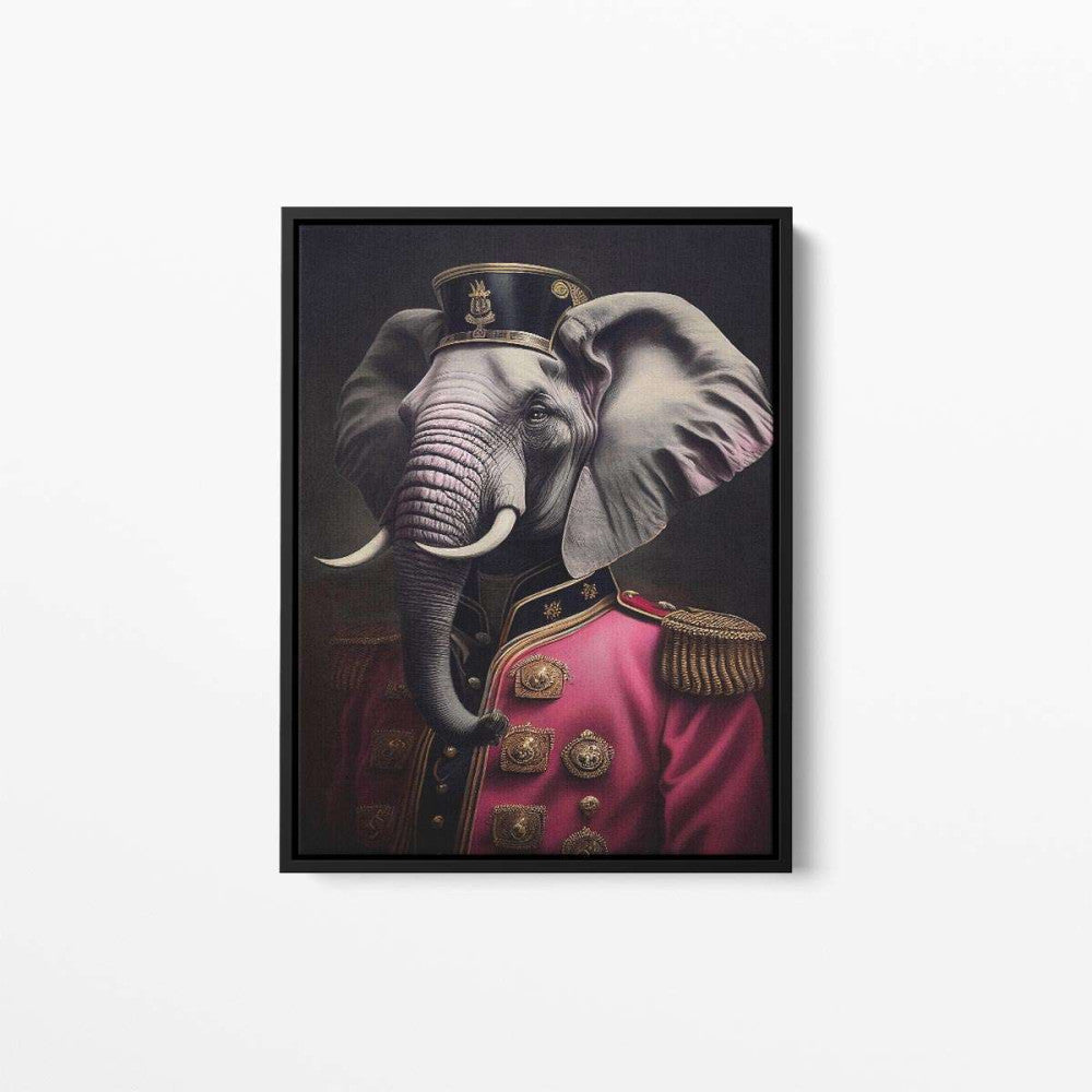 Elliot The Elephant Animal Canvas