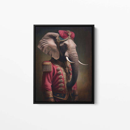 Elmo The Elephant Animal Canvas