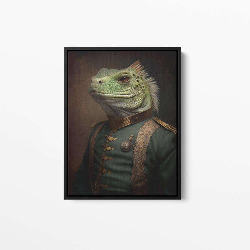 Igor The Iguana Animal Canvas