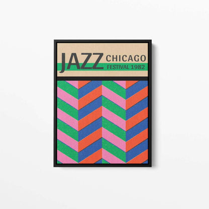 Jazz Music Chicago Festival Canvas