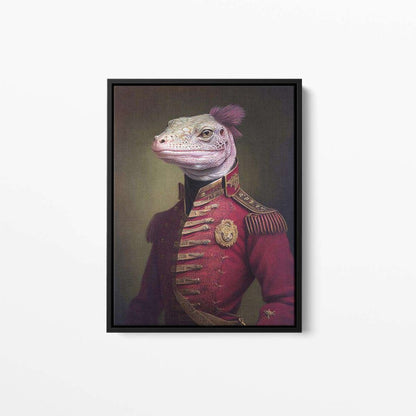 Lawrence The Lizzard Animal Canvas