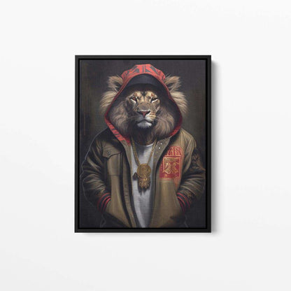 Leroy the Lion Animal Canvas