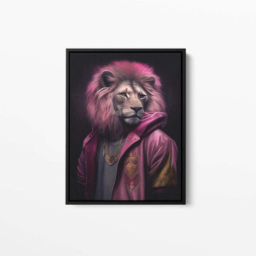 Lionel The Lion Animal Canvas