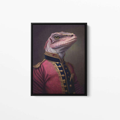 Louis The Lizard Animal Canvas