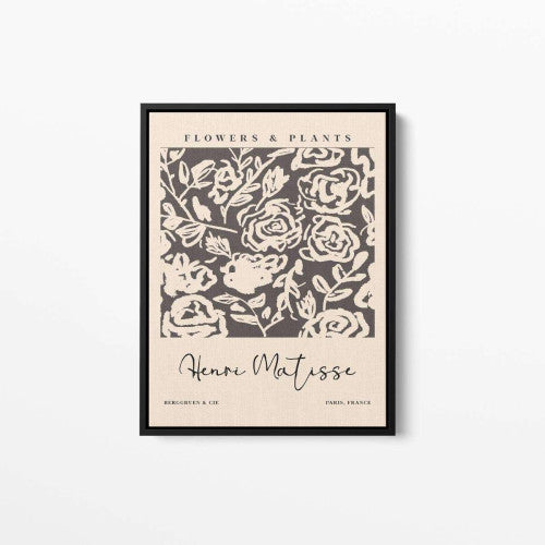 Matisse Flowers and Plants Abstract Canvas