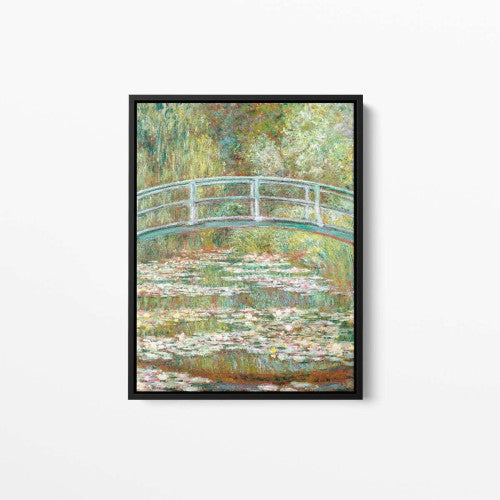 Monet Bridge Abstract Canvas