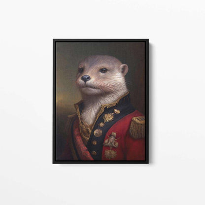 Otis The Otter Animal Canvas