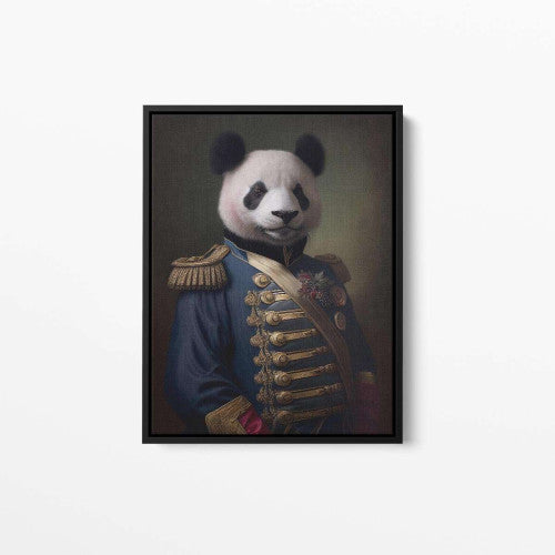 Pablo The Panda Animal Canvas