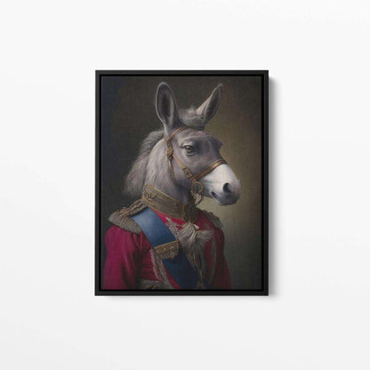 Senior DonKey Animal Canvas