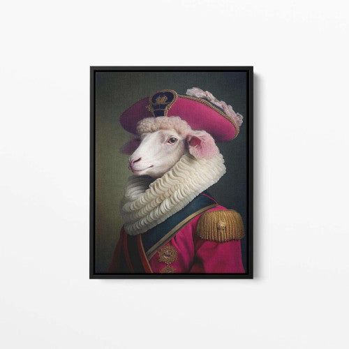 Sheep in uniform Animal Canvas