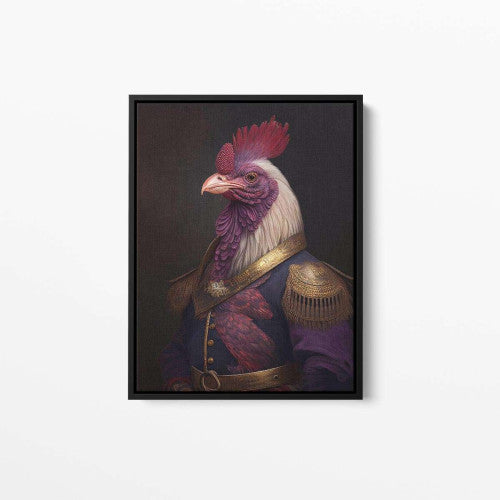 Sir Edward Cock Animal Canvas