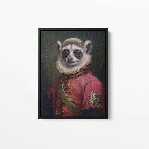 Slow Loris in a uniform Animal Canvas