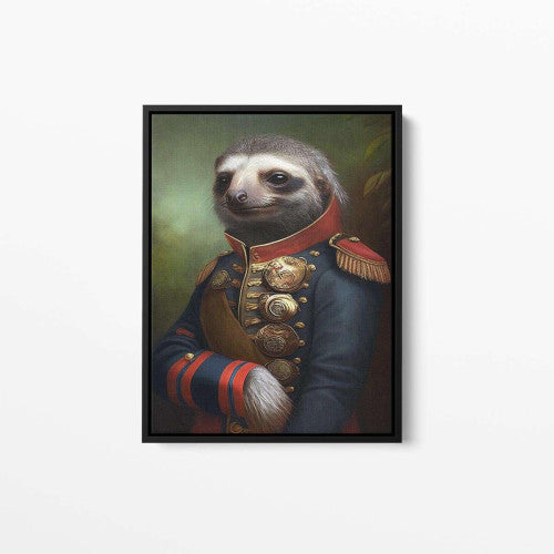 Steve the Sloth Animal Canvas