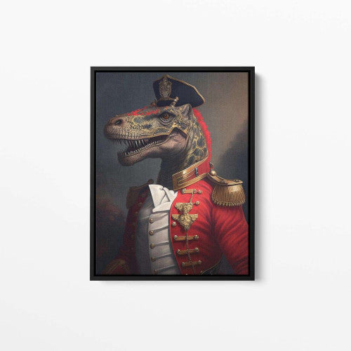 Tommy The T-Rex Animal Canvas