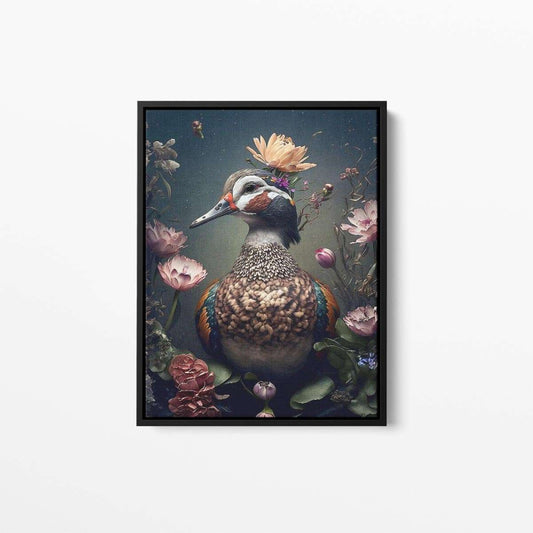 Bird Floral Still Life Portrait 024 Tucan Animal Canvas