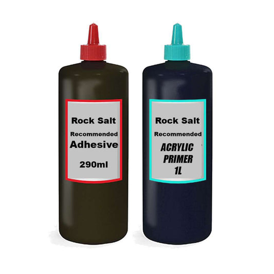 Rock Salt Recommended Adhesive and Acrylic Primer - Clear