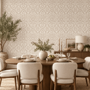 Arabesque Cashmere Wallpaper
