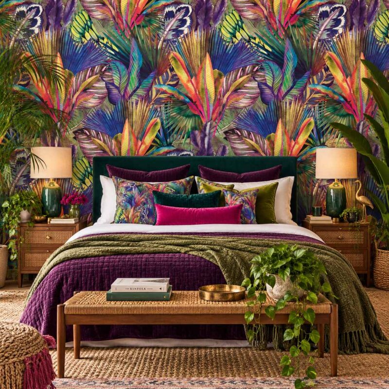 Tropical Prism Palm Wallpaper