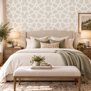 Casablanca Lattice Wallpaper