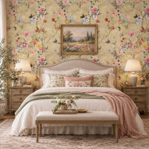 Botanical Sand Garden Wallpaper