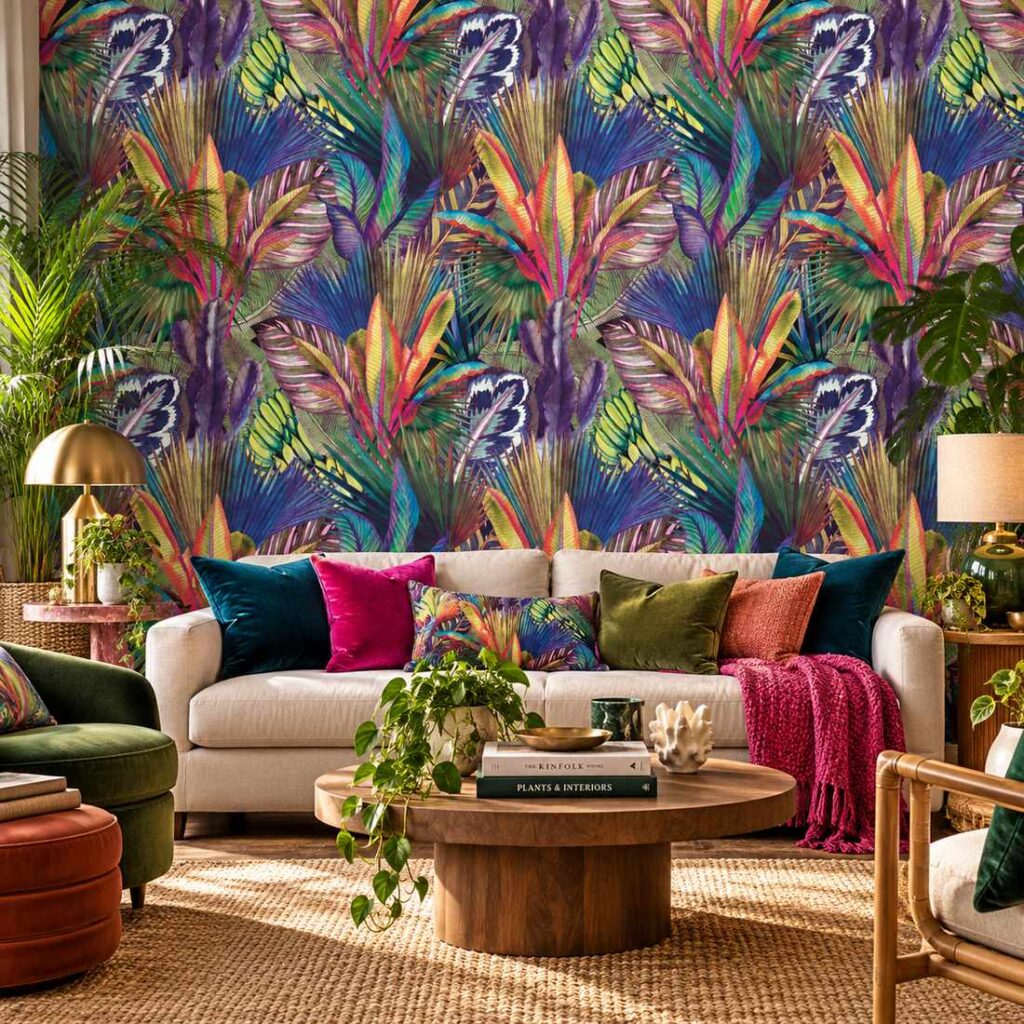 Tropical Prism Palm Wallpaper