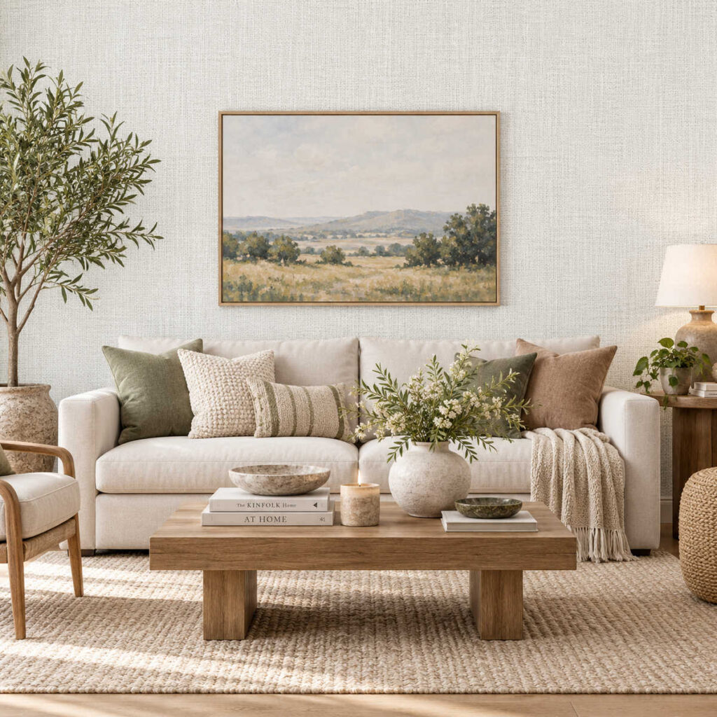 Ivory Linen Texture Wallpaper